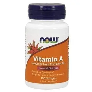 ויטמין A (משמן כבד דגים) 25000 יחב"ל