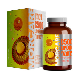 ויטמין C500 ליפוזומלי למציצה בטעם תות