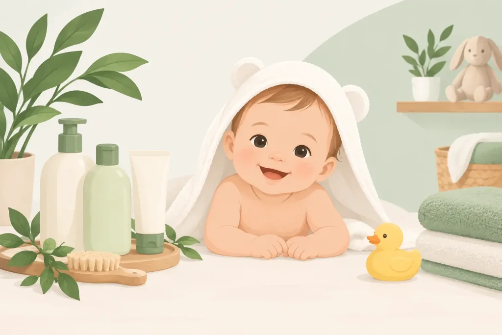 איך בוחרים מוצרי רחצה טבעיים לתינוקות